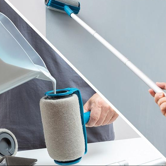 Set de rodillos de pintura recargables antigoteo