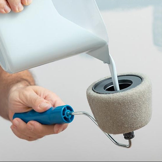 Set de rodillos de pintura recargables antigoteo